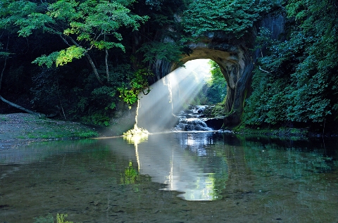 清水渓流広場（濃溝の滝・亀岩の洞窟）